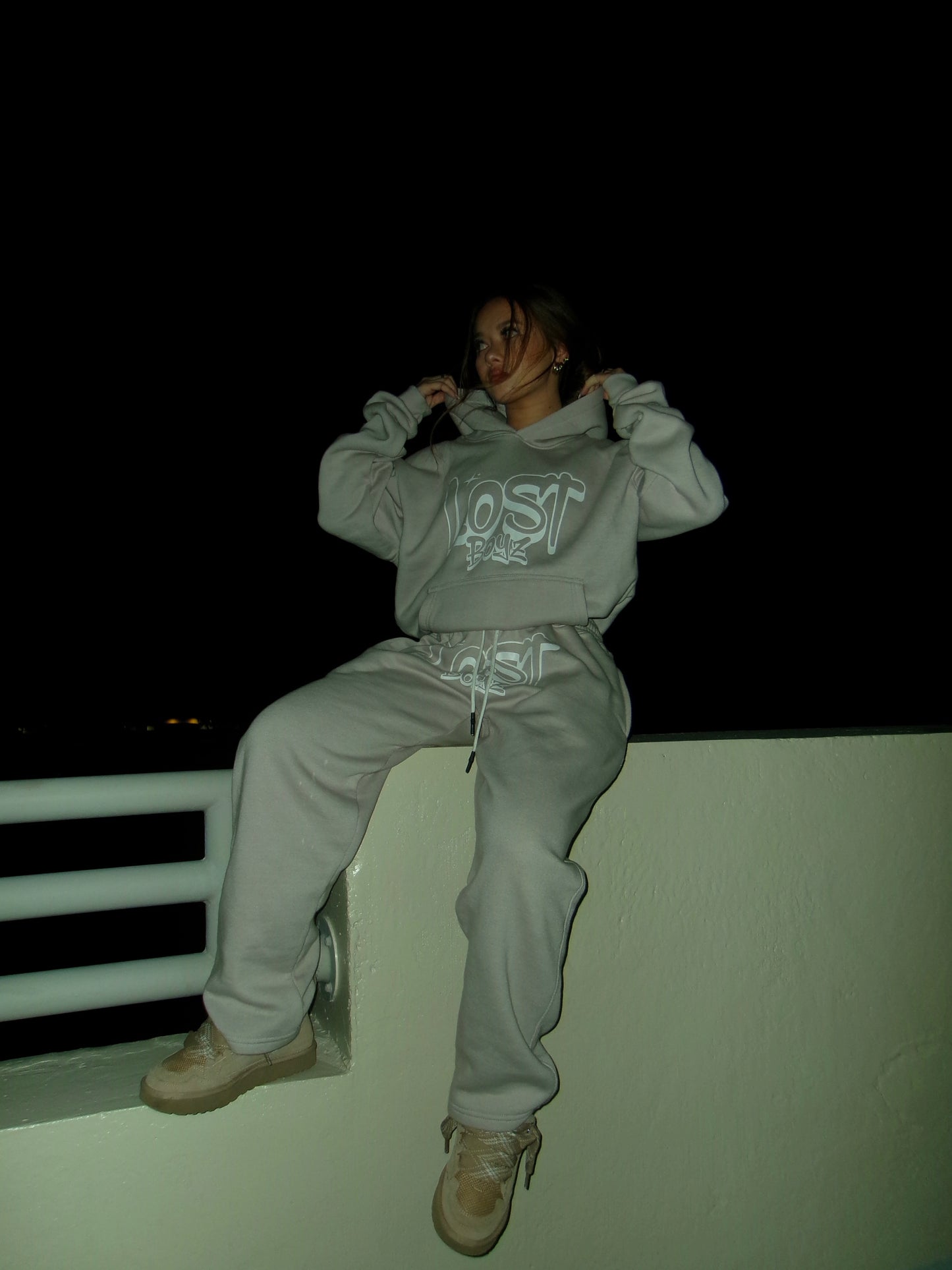 LostBoyz Light Grey Sweatsuit