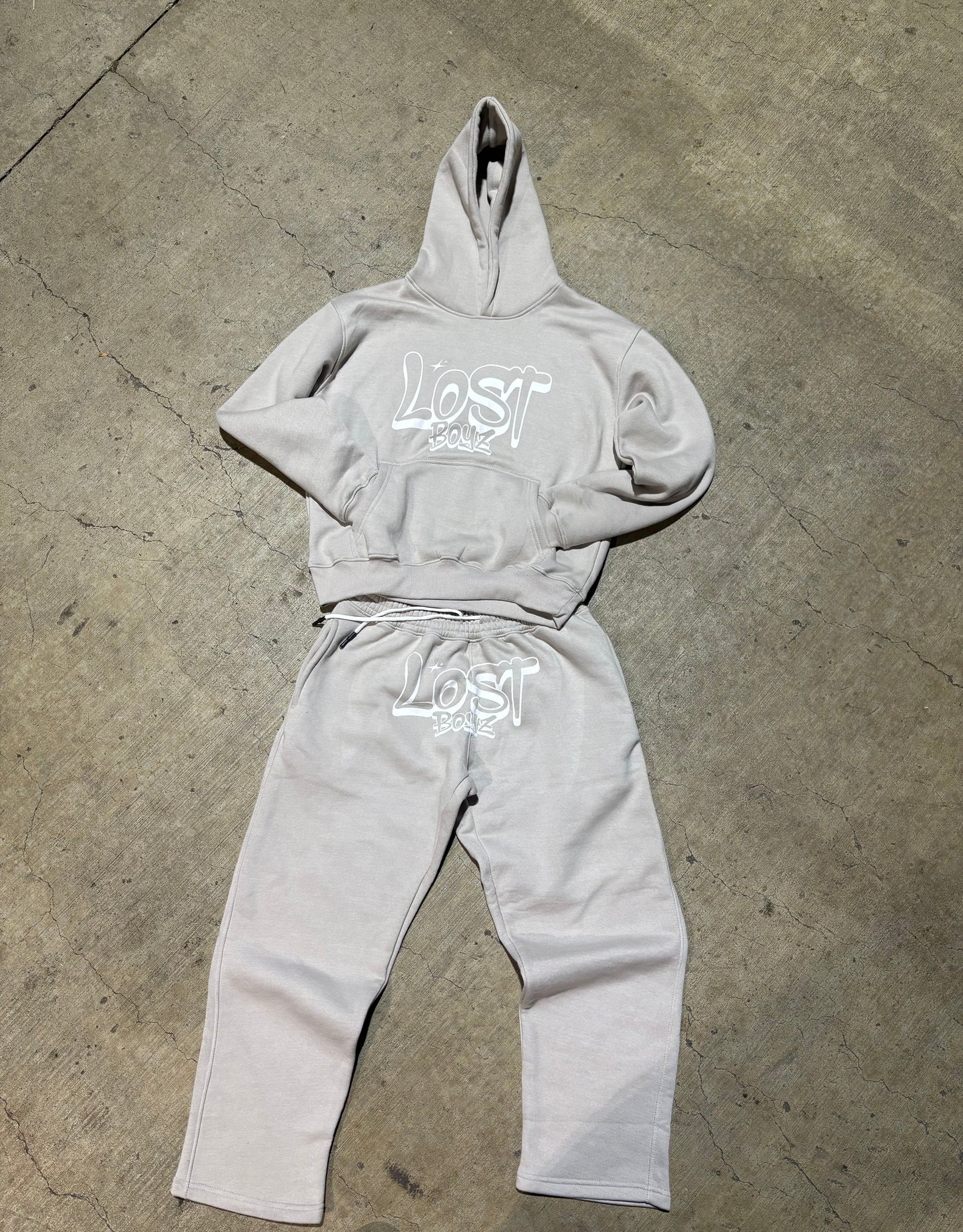 LostBoyz Light Grey Sweatsuit
