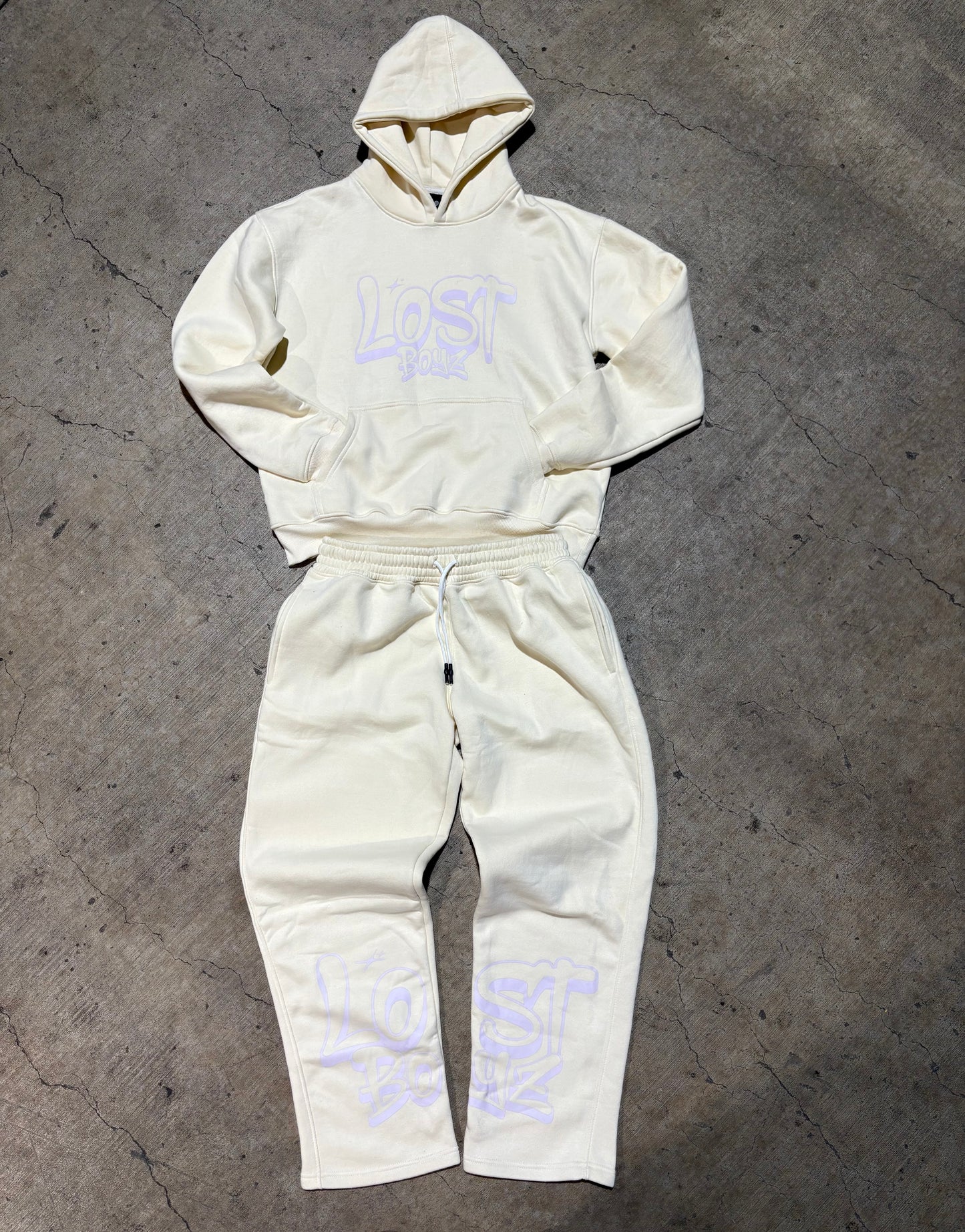 LostBoyz cotton candy sweatsuit