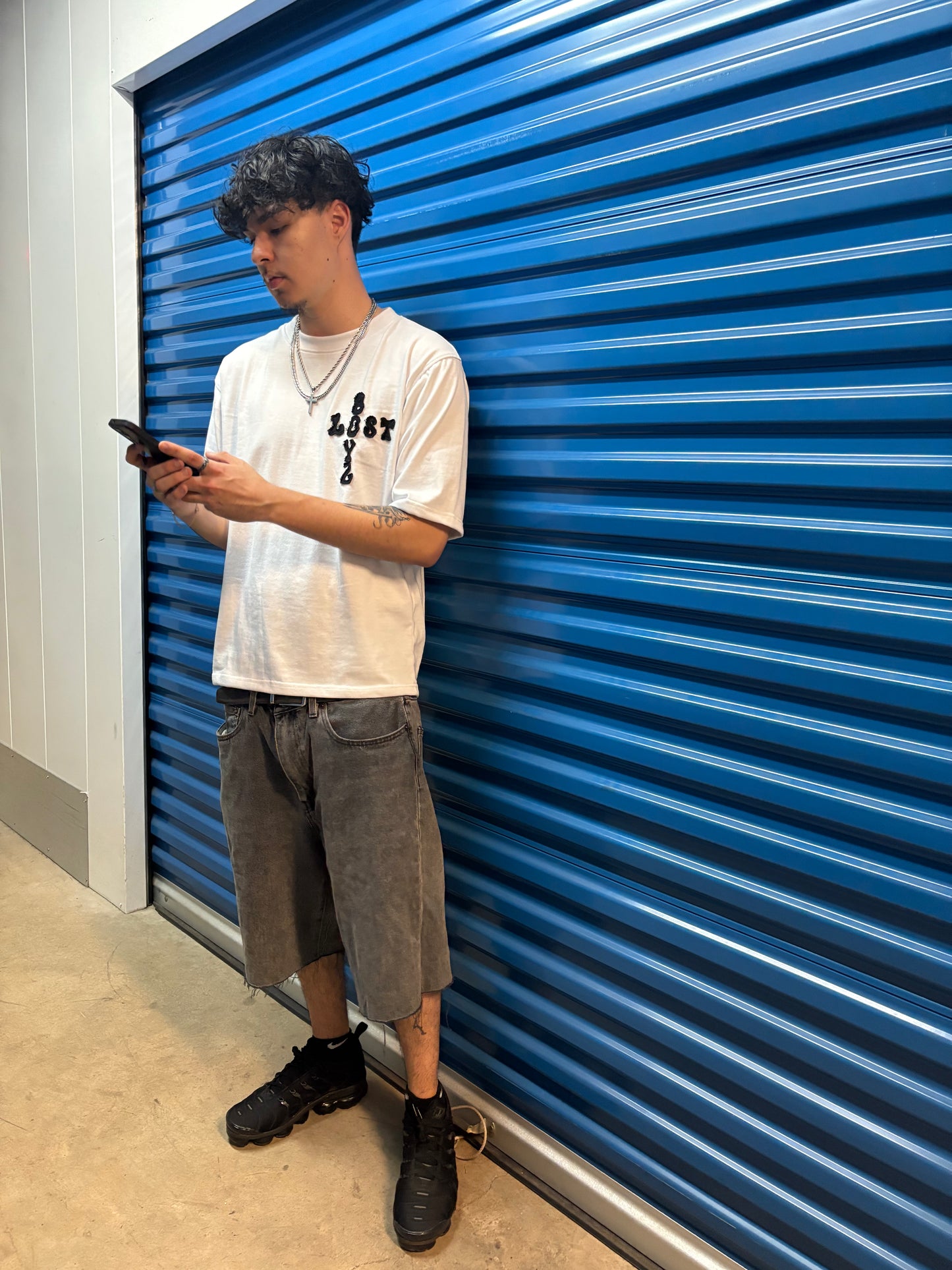 White Lostboyz Crop Tee