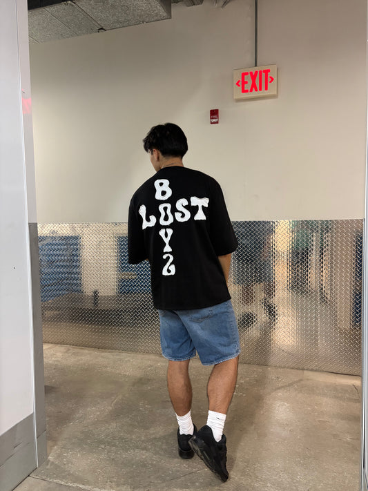 Black Lostboyz Crop Tee
