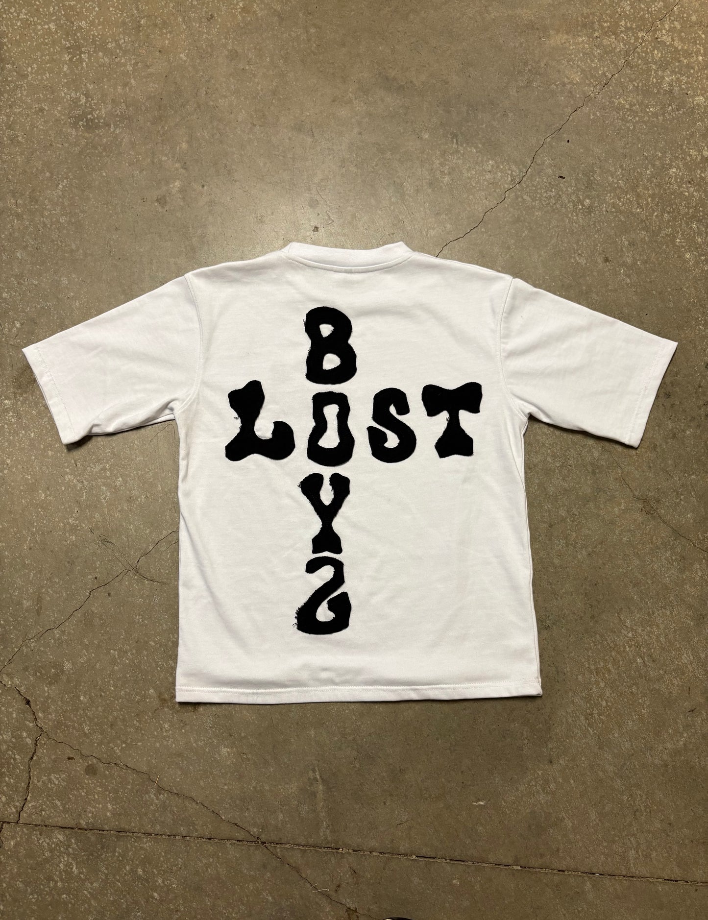 White Lostboyz Crop Tee
