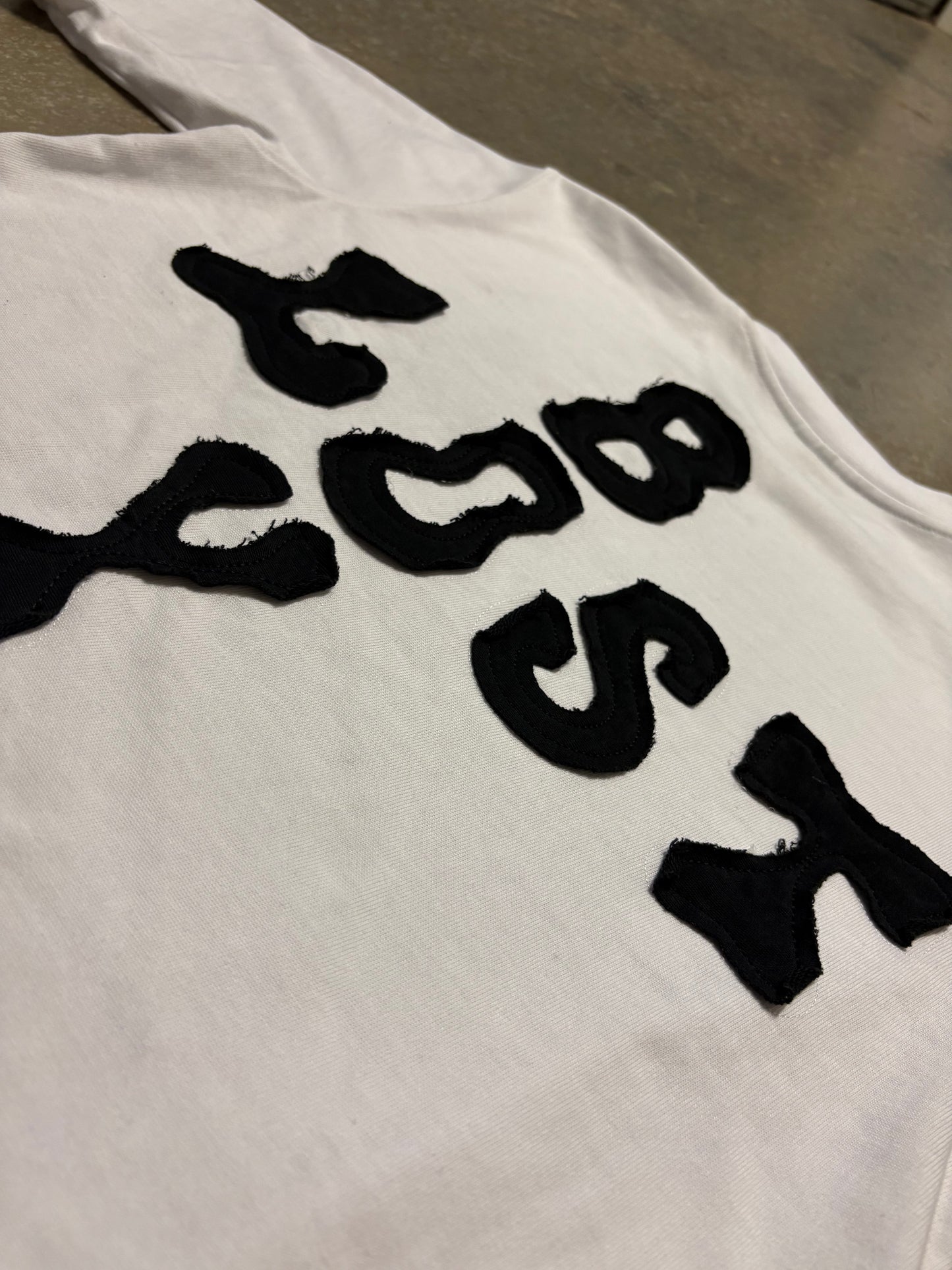 White Lostboyz Crop Tee