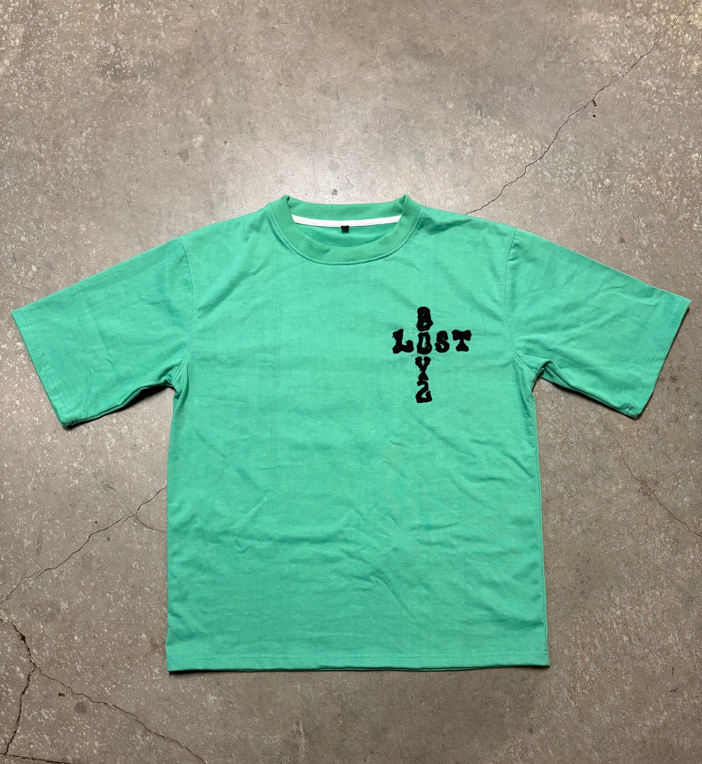 Mint Lostboyz Crop Tee