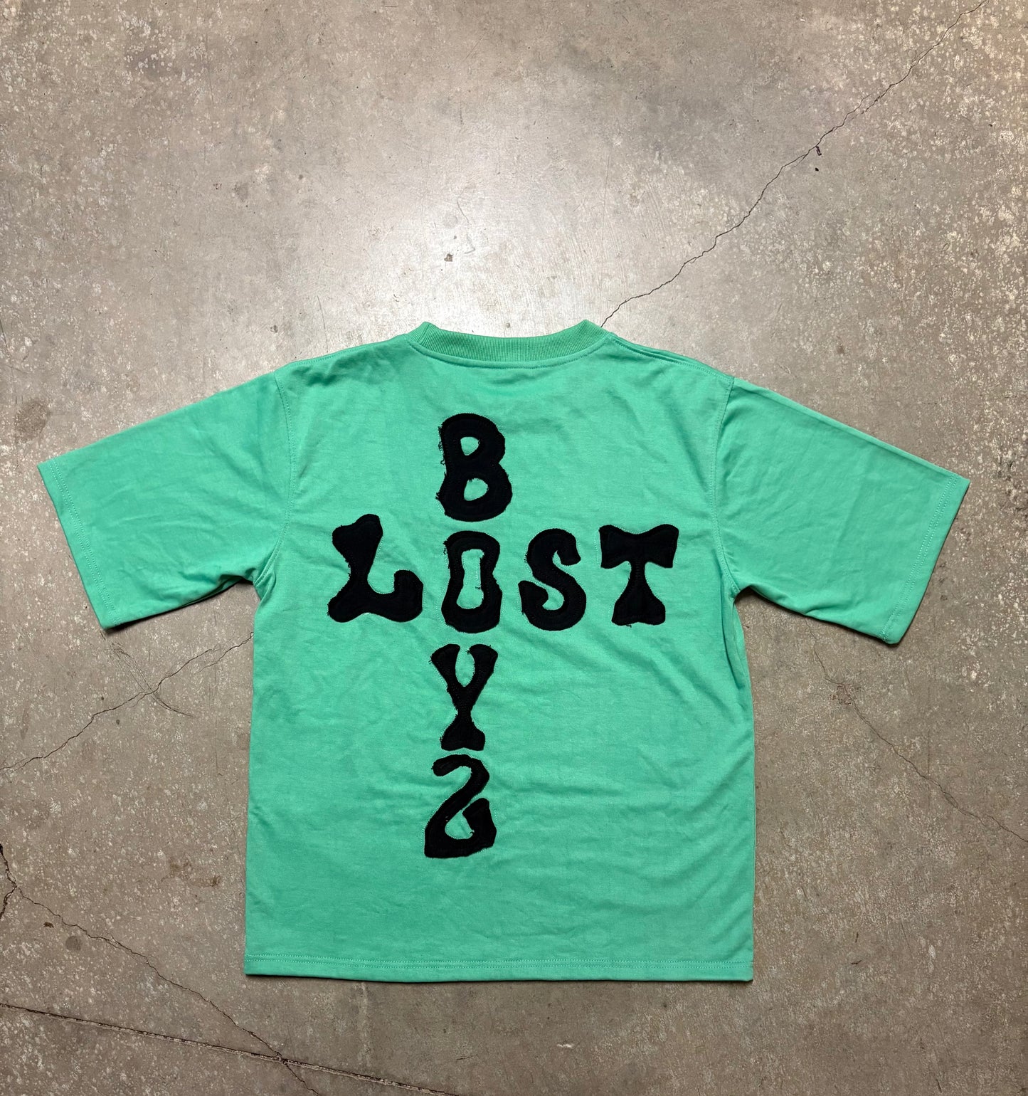 Mint Lostboyz Crop Tee
