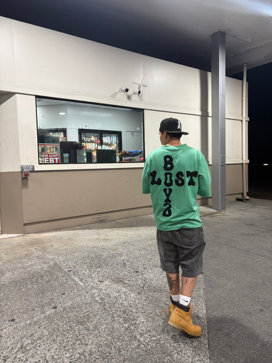 Mint Lostboyz Crop Tee