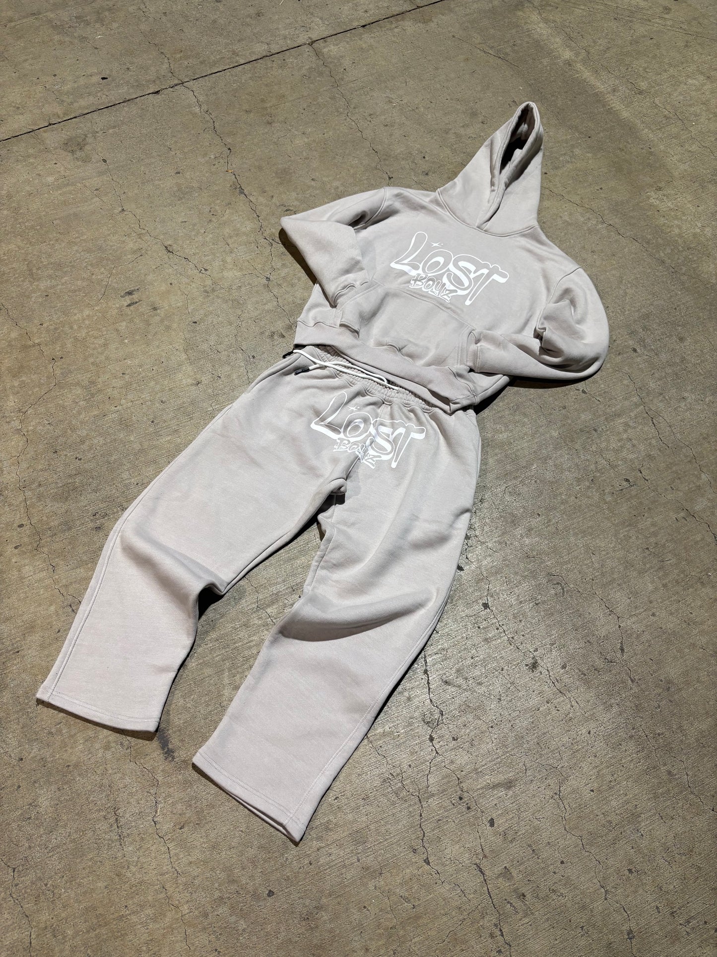 LostBoyz Light Grey Sweatsuit